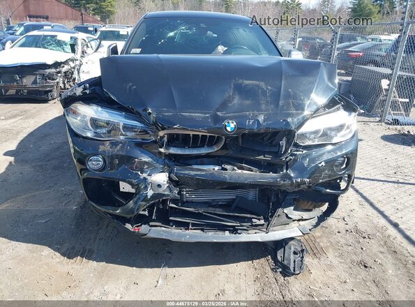 5UXKU2C5XJ0X49629 2018 BMW X6 Black Вид щитка приладів