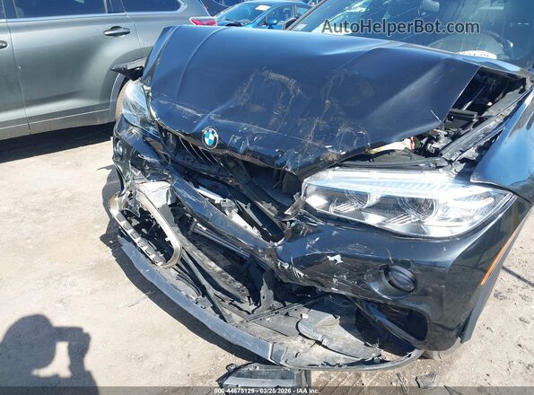 5UXKU2C5XJ0X49629 2018 BMW X6 Black Вид спереду