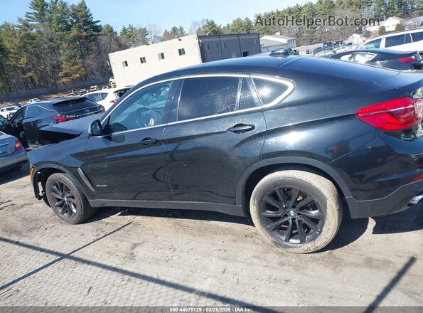 5UXKU2C5XJ0X49629 2018 BMW X6 Black Панорамний вид салону 360°