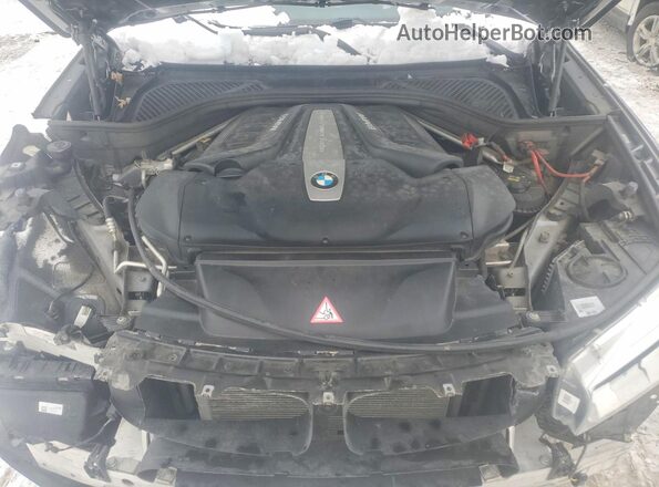 5UXKU6C59G0R34254 2016 BMW X6 Gray ძრავის განყოფილების ხედი