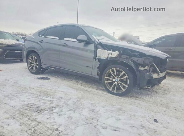 5UXKU6C59G0R34254 2016 BMW X6 Gray წინა მარჯვენა