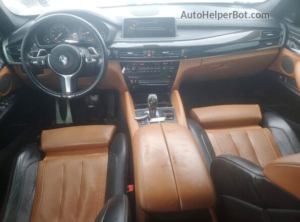 5UXKU6C59G0R34254 2016 BMW X6 Gray წინა პანელის ხედი