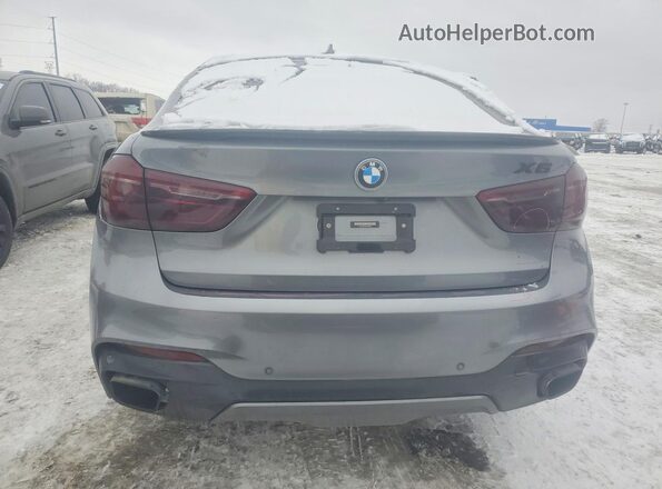 5UXKU6C59G0R34254 2016 BMW X6 Gray უკანა ხედი