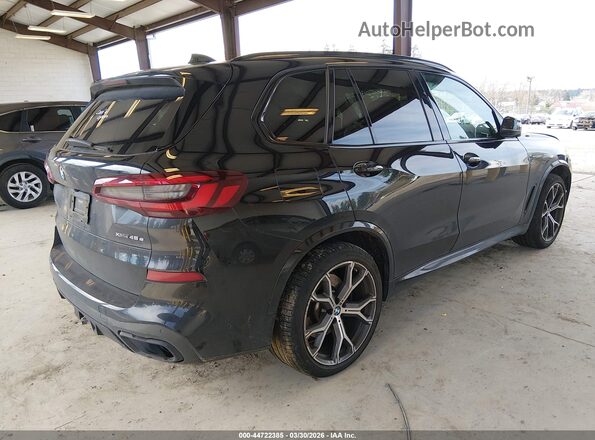 5UXTA6C01M9F73582 2021 BMW X5 Black უკანა მარჯვენა