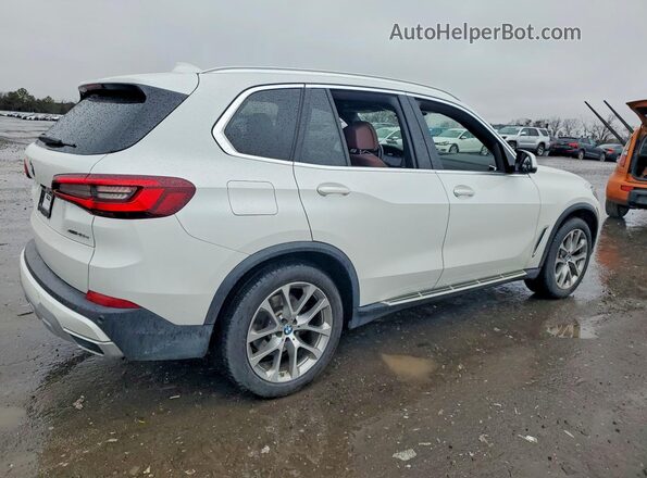 5UXTA6C03M9D45146 2021 BMW X5 White Tył prawy