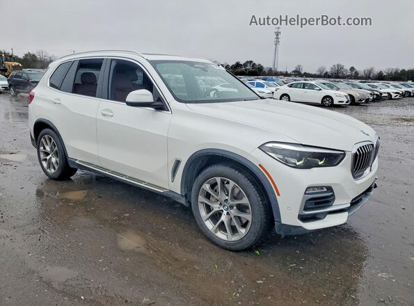 5UXTA6C03M9D45146 2021 BMW X5 White Przód prawy
