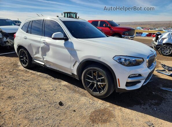5UXTR7C50KLF24531 2019 BMW X3 White 
