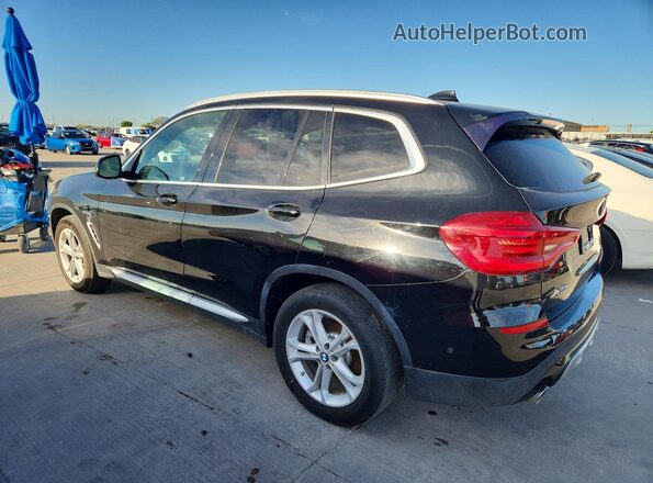5UXTR7C51KLR43775 2019 BMW X3 Black Tył prawy