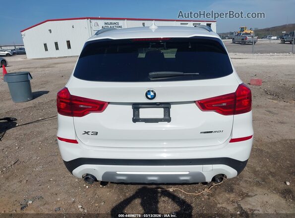 5UXTR7C51KLR46532 2019 BMW X3 White 