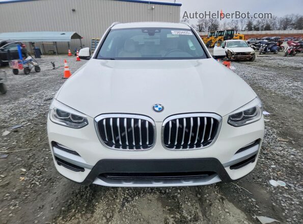 5UXTR7C52KLR47494 2019 BMW X3 White 