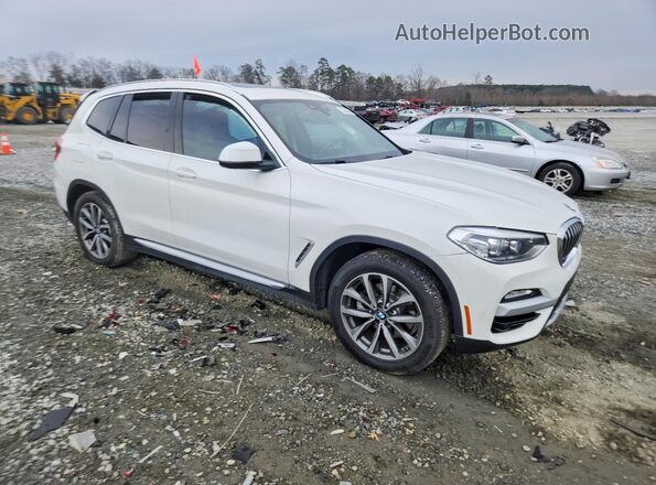 5UXTR7C52KLR47494 2019 BMW X3 White 