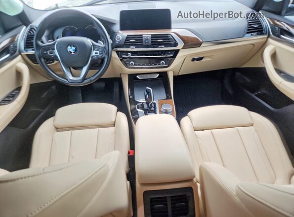 5UXTR7C52KLR47494 2019 BMW X3 White 