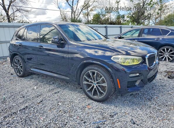 5UXTR7C54KLR47190 2019 BMW X3 Black 