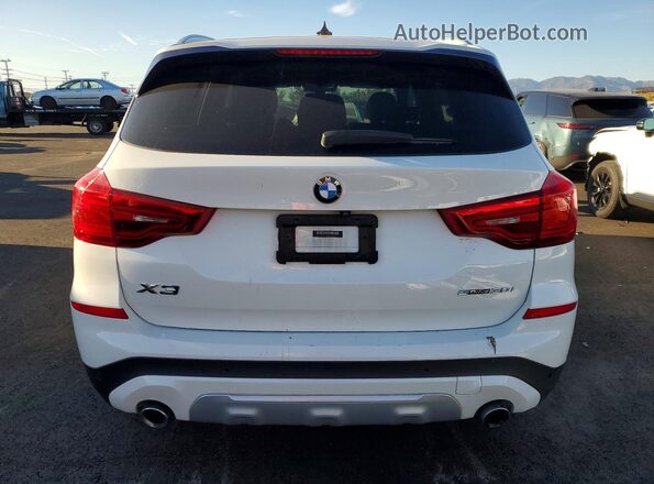 5UXTR7C55KLR50888 2019 BMW X3 White 