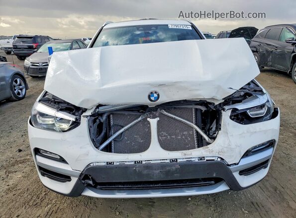 5UXTR7C58KLF24860 2019 BMW X3 White 