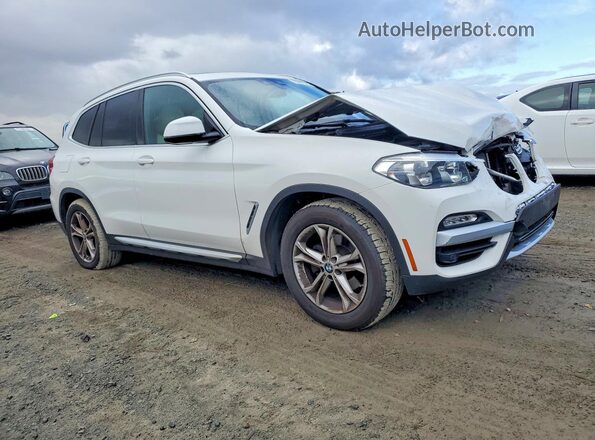 5UXTR7C58KLF24860 2019 BMW X3 White 