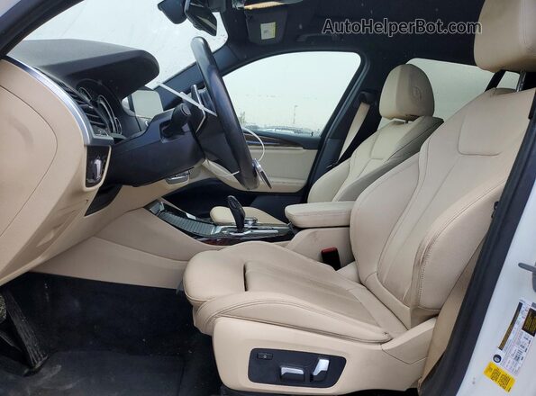 5UXTR7C58KLF24860 2019 BMW X3 White 