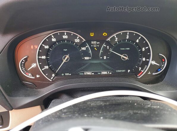 5UXTR7C58KLF24860 2019 BMW X3 White 