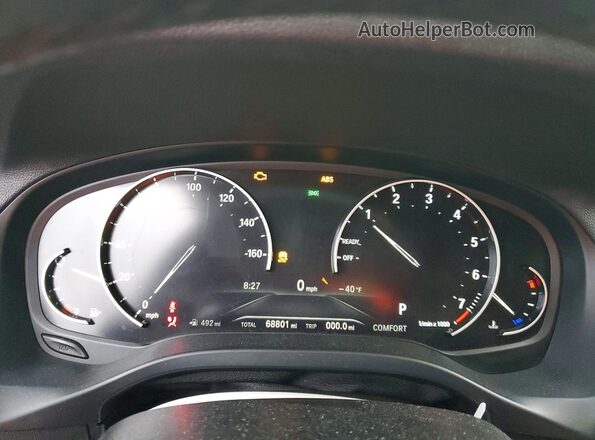 5UXTR7C59KLF31767 2019 BMW X3 Black 