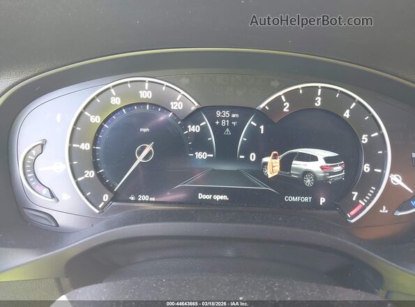 5UXTR7C5XKLR53057 2019 BMW X3 Dark Blue 