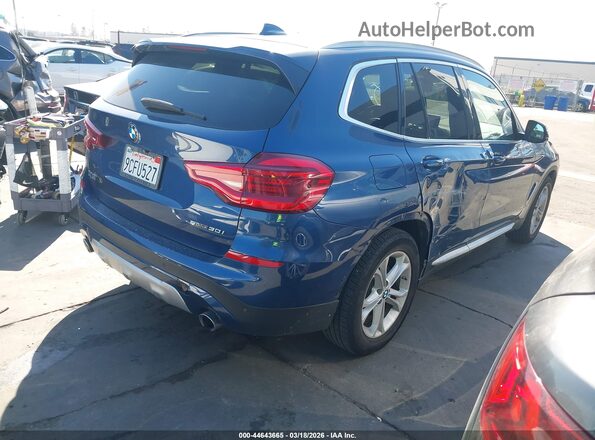 5UXTR7C5XKLR53057 2019 BMW X3 Dark Blue 