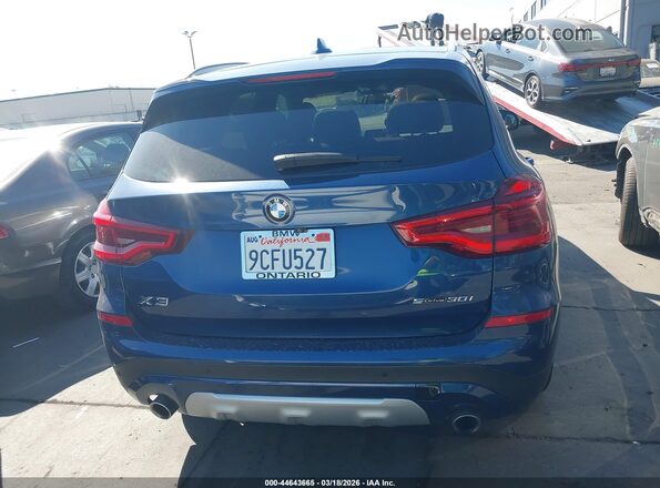 5UXTR7C5XKLR53057 2019 BMW X3 Dark Blue 
