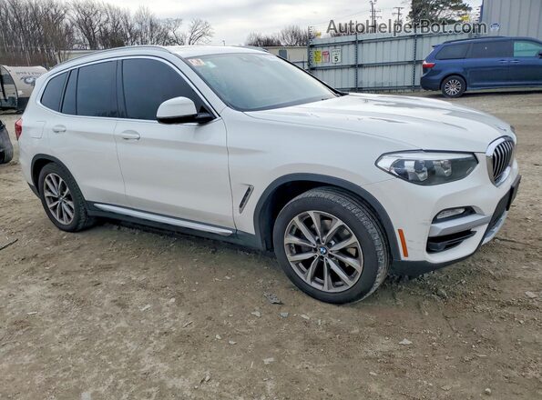 5UXTR9C50KLE12856 2019 BMW X3 White 