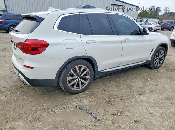 5UXTR9C50KLE12856 2019 BMW X3 White 