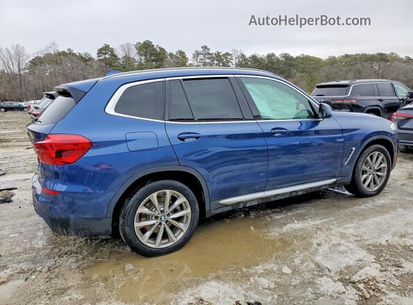 5UXTR9C50KLE18561 2019 BMW X3 Blue 
