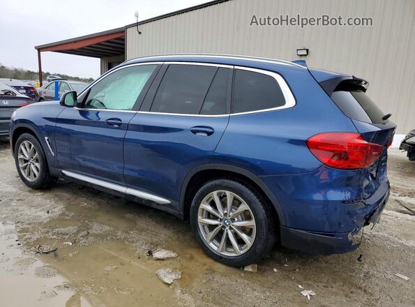 5UXTR9C50KLE18561 2019 BMW X3 Blue 