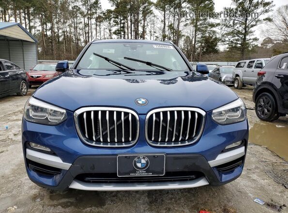 5UXTR9C50KLE18561 2019 BMW X3 Blue 