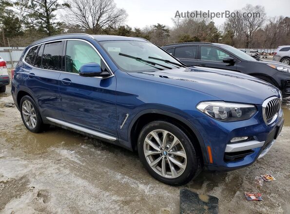 5UXTR9C50KLE18561 2019 BMW X3 Blue 