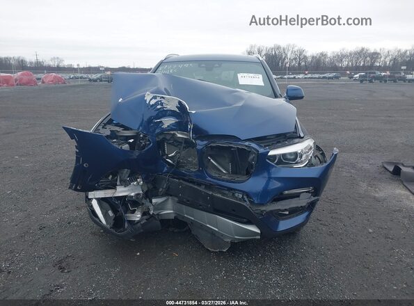 5UXTR9C53KLD91484 2019 BMW X3 Blue 
