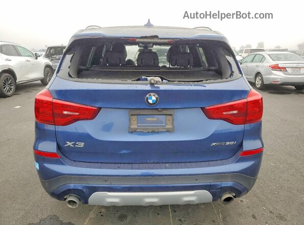 5UXTR9C53KLP77254 2019 BMW X3 Blue 