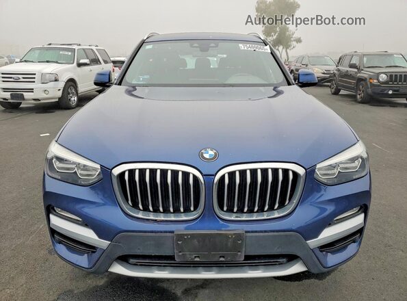 5UXTR9C53KLP77254 2019 BMW X3 Blue 