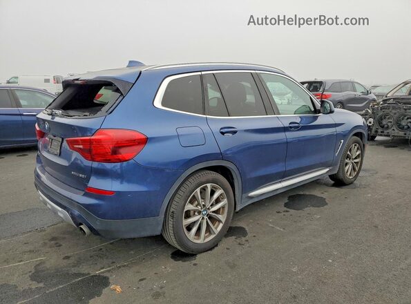 5UXTR9C53KLP77254 2019 BMW X3 Blue 