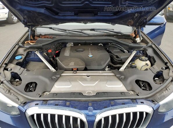 5UXTR9C53KLP77254 2019 BMW X3 Blue 