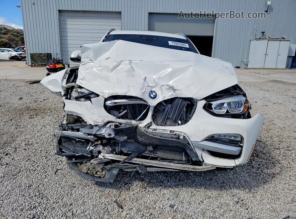 5UXTR9C55KLD93530 2019 BMW X3 White Front view