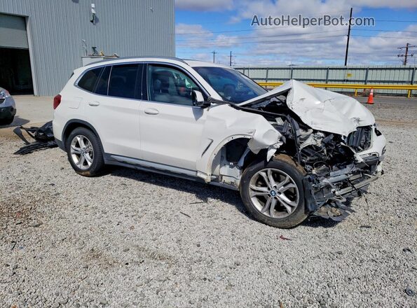5UXTR9C55KLD93530 2019 BMW X3 White Front right