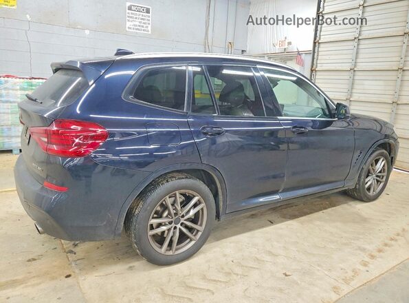 5UXTR9C55KLR04778 2019 BMW X3 Black 