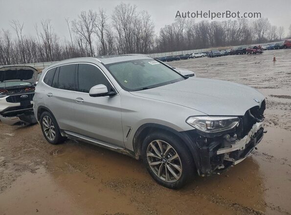 5UXTR9C55KLR10225 2019 BMW X3 Silver 