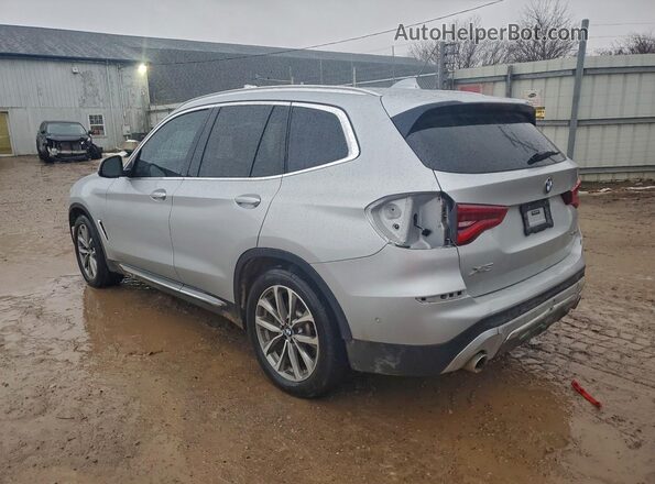 5UXTR9C55KLR10225 2019 BMW X3 Silver 