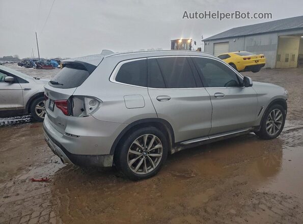 5UXTR9C55KLR10225 2019 BMW X3 Silver 