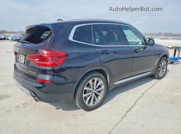 5UXTR9C57KLP89844 2019 BMW X3 Black 