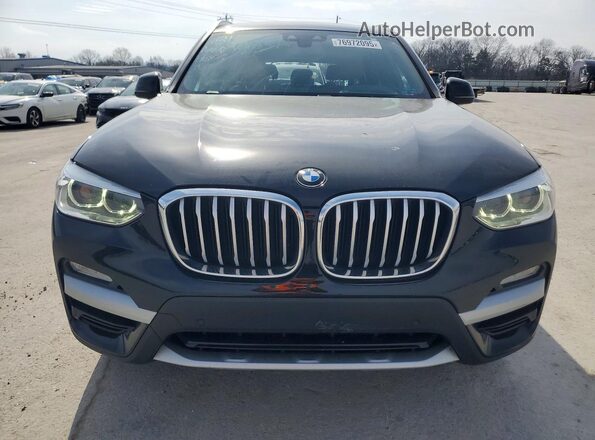 5UXTR9C57KLP89844 2019 BMW X3 Black 