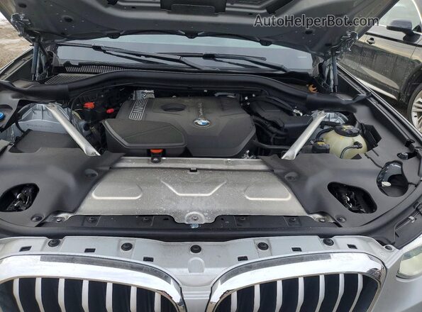 5UXTR9C59KLE14251 2019 BMW X3 Серебряный Вид подкапотного пространства