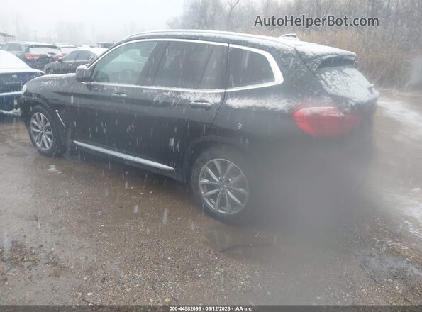 5UXTR9C59KLR04296 2019 BMW X3 Black Задня ліва чверть