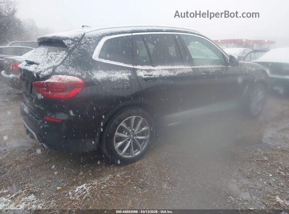 5UXTR9C59KLR04296 2019 BMW X3 Black Задня права чверть