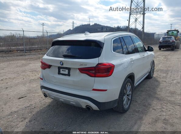 5UXTR9C5XJLC73155 2018 BMW X3 White Rear right