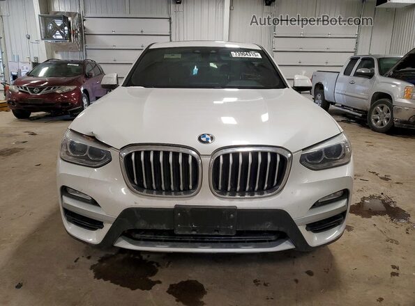 5UXTR9C5XJLD58464 2018 BMW X3 White Вид спереду